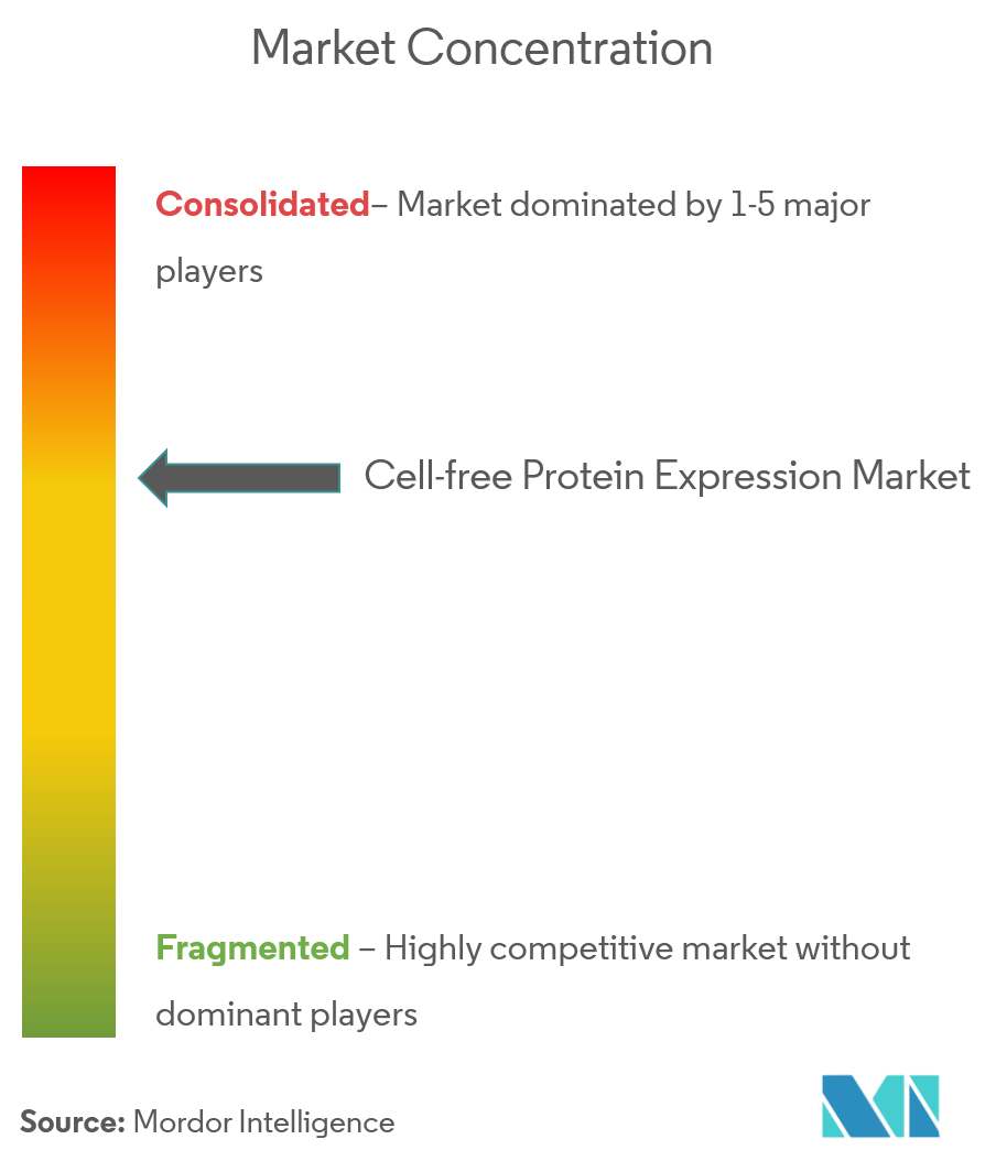 Marktkonzentration für zellfreie Proteinexpression